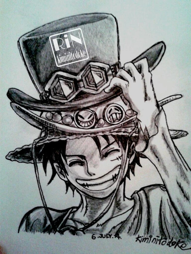 Onepiece Drawing Luffy Anyone Image By Kiminitodoke