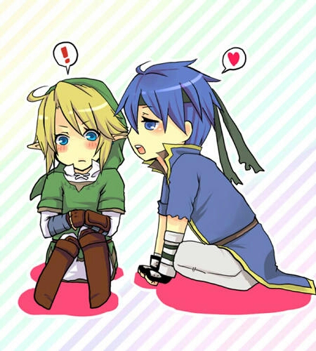 This visual is about ike link Ike x Link is another favorite of mine :3.